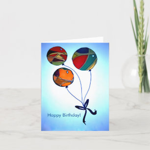 Alles Gute zum Geburtstag (leer innen) Feiertagskarte