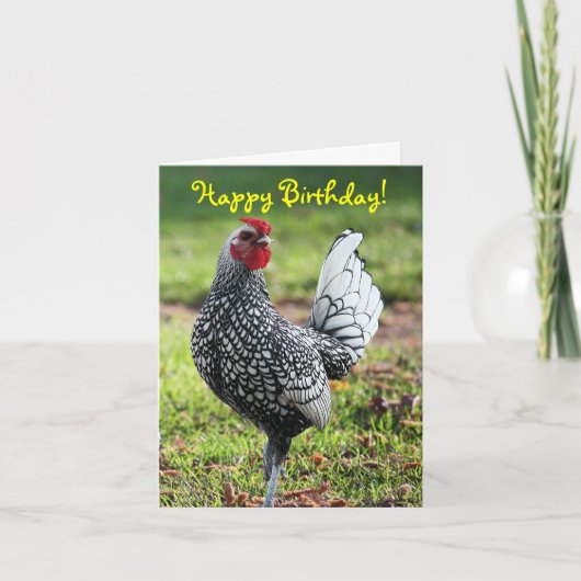 Alles Gute zum Geburtstag, Leere Karte (Vorderseite)