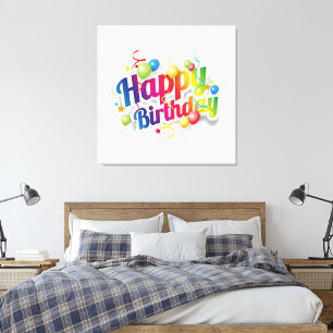 Alles Gute zum Geburtstag Leinwanddruck