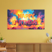 Alles Gute zum Geburtstag Leinwanddruck (Insitu (Wohnzimmer))