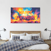 Alles Gute zum Geburtstag Leinwanddruck (Insitu (Schlafzimmer))