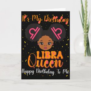 Alles Gute zum Geburtstag Libra Königin Alles Gute Karte