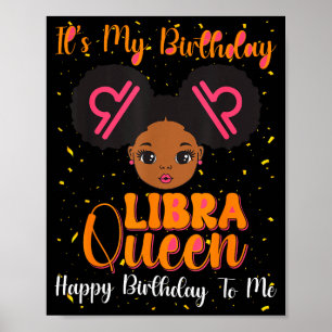 Alles Gute zum Geburtstag Libra Königin Alles Gute Poster