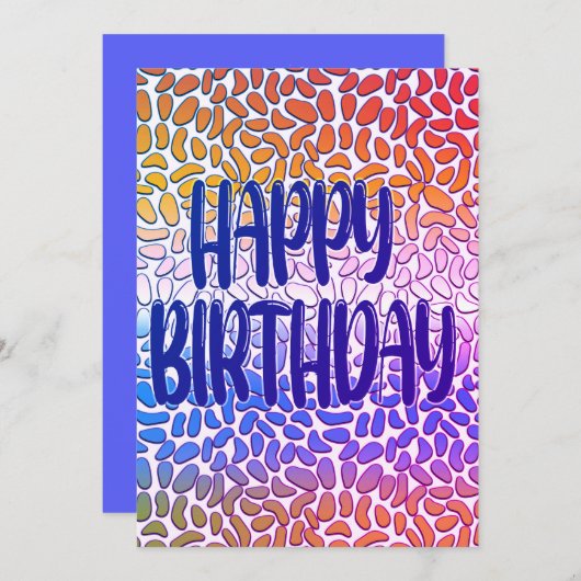 Alles Gute zum Geburtstag! Liebe ! (Vorne/Hinten)