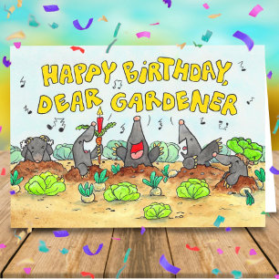 Alles Gute zum Geburtstag, Lieber Gärtner-Gruß Karte