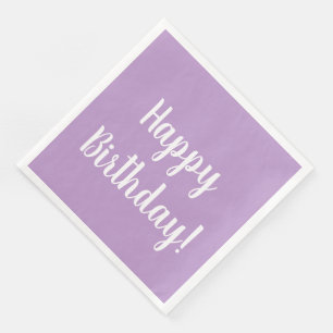 Alles Gute zum Geburtstag Lila Flieder Geburtstags Serviette