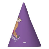 Alles Gute zum Geburtstag Llama! Partyhütchen (Rechts)