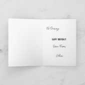 Alles Gute zum Geburtstag! ...lustig Karte (Innenseite)