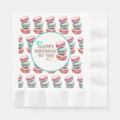 Alles Gute zum Geburtstag! | Macaron Serviette (Vorderseite)