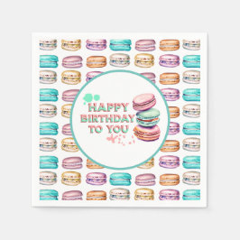 Alles Gute zum Geburtstag! | Macaron Serviette