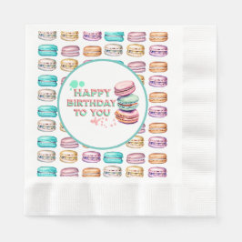 Alles Gute zum Geburtstag! | Macaron Serviette