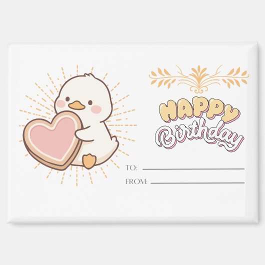 ALLES GUTE ZUM GEBURTSTAG MAGNET (Vorderseite)