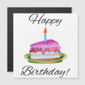 Alles Gute zum Geburtstag! Magnetkarte (Vorne/Hinten)