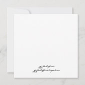 Alles Gute zum Geburtstag: Magnolia-Blume Einladung (Rückseite)