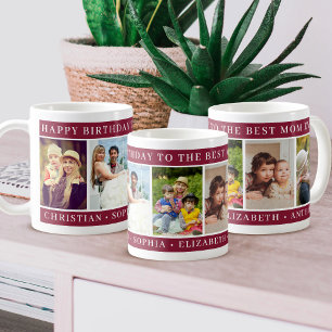 Alles Gute zum Geburtstag Mama Foto-Collage bordea Kaffeetasse