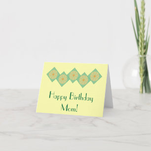 Alles Gute zum Geburtstag! Mama! Hinweis für die g Karte
