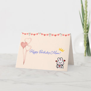 Alles Gute zum Geburtstag Mama Karte