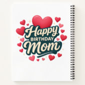 Alles Gute zum Geburtstag Mama Notizblock (Rückseite)