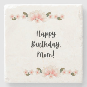 Alles Gute zum Geburtstag, Mama Steinuntersetzer