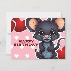 Alles Gute zum Geburtstag! Maus Postkarte