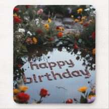 Alles Gute zum Geburtstag Mauspad