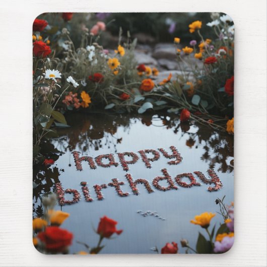 Alles Gute zum Geburtstag Mauspad (Vorne)