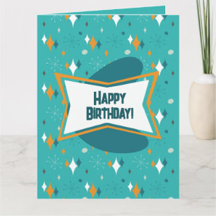 Alles Gute zum Geburtstag, MCM Atomic Starburst Tü Karte