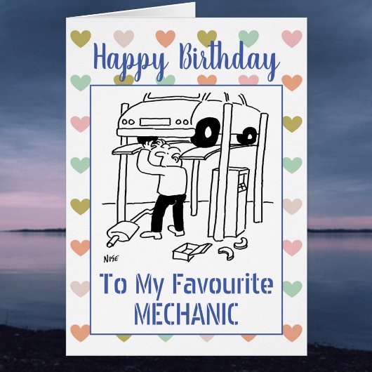 Alles Gute zum Geburtstag Mechaniker