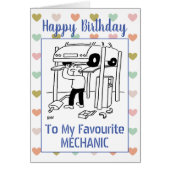 Alles Gute zum Geburtstag Mechaniker (Vorne)