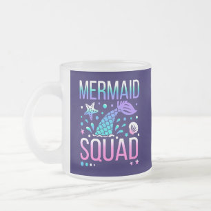 Alles Gute zum Geburtstag Meerjungfrau-Squad Ozean Mattglastasse