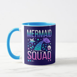 Alles Gute zum Geburtstag Meerjungfrau-Squad Ozean Tasse