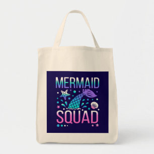 Alles Gute zum Geburtstag Meerjungfrau-Squad Ozean Tragetasche