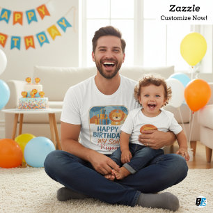 Alles Gute zum Geburtstag mein Sohn Riyan Löwe T-Shirt