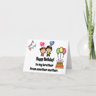 Alles Gute zum Geburtstag meinem Bruder von einer  Karte