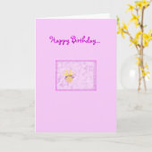 Alles Gute zum Geburtstag meiner kleinen Prinzessi Karte (Gelbe Blume)