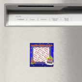 Alles Gute zum Geburtstag mit Confetti Foto Frame Magnet (In Situ (Geschirrspüler))