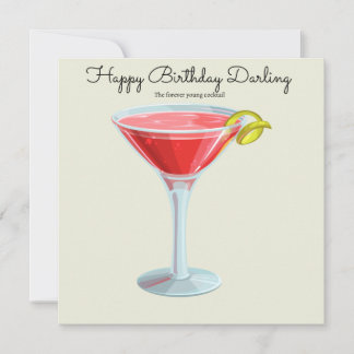 Alles Gute zum Geburtstag mit einem Cocktail