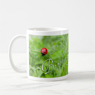 Alles Gute zum Geburtstag mit einem Ladybug Tasse! Kaffeetasse