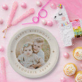 Alles Gute zum Geburtstag mit Foto Pappteller (Party)