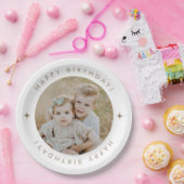 Alles Gute zum Geburtstag mit Foto Pappteller (Party)