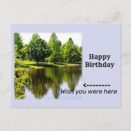 Alles Gute zum Geburtstag, mit Fotografie über den Postkarte