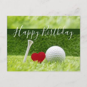 Geburtstag Golf Postkarten Zazzle De