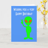 Alles Gute zum Geburtstag mit Marsalien Karte (Gelbe Blume)