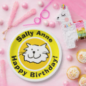 Alles Gute zum Geburtstag mit Namen Pappteller (Party)