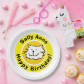 Alles Gute zum Geburtstag mit Namen Pappteller (Party)