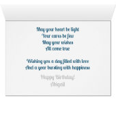 Alles Gute zum Geburtstag mit Ocean View Foto (Innenansicht Horizontal (Unten))