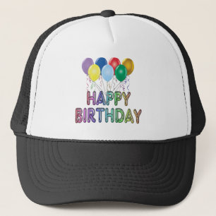 Alles Gute zum Geburtstag mit Truckerkappe