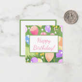 Alles Gute zum Geburtstag! Mitteilungskarte (Vorderseite/Rückseite Beispiel)