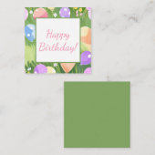 Alles Gute zum Geburtstag! Mitteilungskarte (Vorne/Hinten)