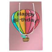 Alles Gute zum Geburtstag! Mittlere Geschenktasche Geschenktüte (Rückseite)